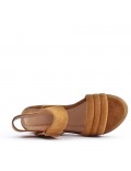 Faux suede sandal for women