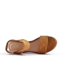 Faux suede sandal for women