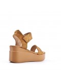 Faux suede sandal for women