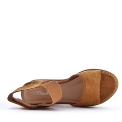 Faux suede sandal for women