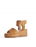 Faux suede sandal for women