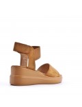 Faux suede sandal for women