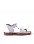 Girl's faux leather sandal