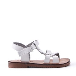 Sandale fille en simili cuir