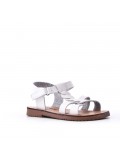 Girl's faux leather sandal