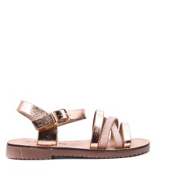 Sandale fille en simili cuir
