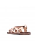 Girl's faux leather sandal