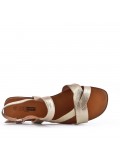 Grande Taille 38-43- Sandale en simili cuir