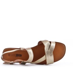 Grande Taille 38-43- Sandale en simili cuir