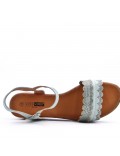 Grande Taille 38-43- Sandale en simili cuir