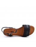 Grande Taille 38-43- Sandale en simili cuir