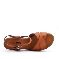 Large Size 38-43 - Faux leather sandal