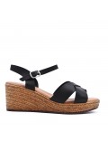 Grande Taille 38-43- Sandale en simili cuir