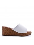 Grande Taille 38-43- Sandale en simili cuir