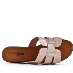 Large Size 38-43 - Faux leather sandal