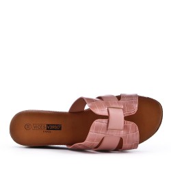 Large Size 38-43 - Faux leather sandal