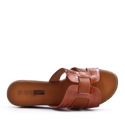 Large Size 38-43 - Faux leather sandal