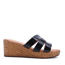 Large Size 38-43 - Faux leather sandal