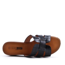 Large Size 38-43 - Faux leather sandal