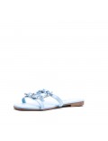 Grande Taille 41-44- Sandale flat en simili cuir