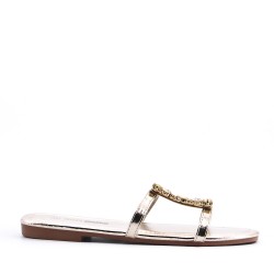 Big size 41-44 -Faux leather sandal