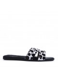 Women's faux suede slide