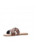 Women's faux suede slide