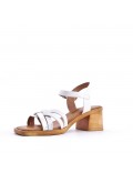 Big size 41-44 -Faux leather heeled sandal