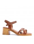 Big size 41-44 -Faux leather heeled sandal