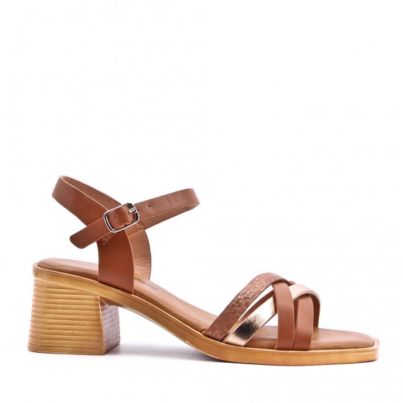 Big size 41-44 -Faux leather heeled sandal