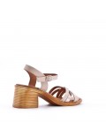 Big size 41-44 -Faux leather heeled sandal