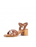 Big size 41-44 -Faux leather heeled sandal