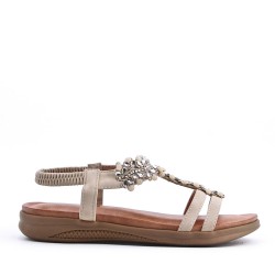 Large Size 38-43 - Faux leather sandal