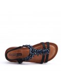 Grande Taille 38-43- Sandale en simili cuir