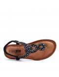 Grande Taille 38-43- Sandale en simili cuir