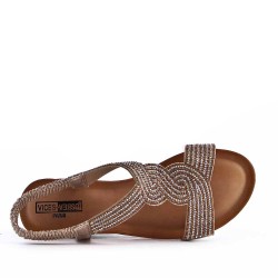 Large Size 38-43 - Faux leather sandal