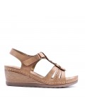 Grande Taille 38-43- Sandale en simili cuir