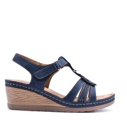 Grande Taille 38-43- Sandale en simili cuir