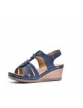 Grande Taille 38-43- Sandale en simili cuir