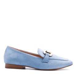 Derby en simili daim pour femme