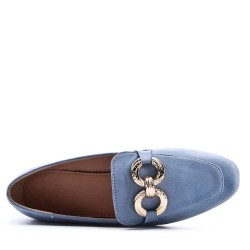 Derby en simili daim pour femme