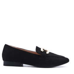 Derby en simili daim pour femme