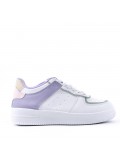 Women's faux leather sneaker