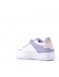 Women's faux leather sneaker