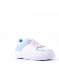 Women's faux leather sneaker