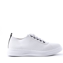 Basket en simili cuir pour femme