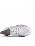 Women's faux leather sneaker