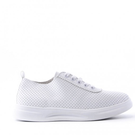 Basket en simili cuir pour femme