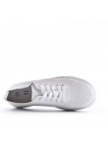 Women's faux leather sneaker