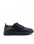 Women's faux leather sneaker